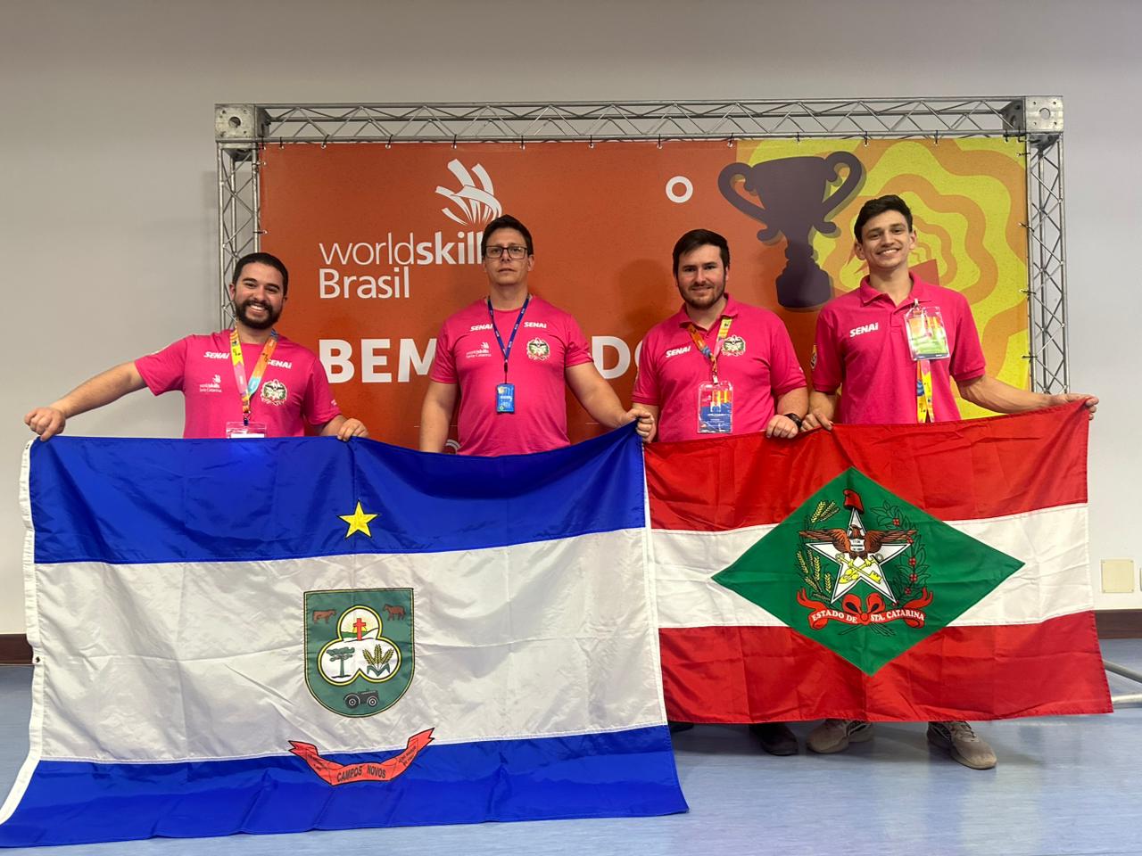 Campos Novos: competidores do SENAI alcançam Top 3 em etapa nacional da WorldSkills