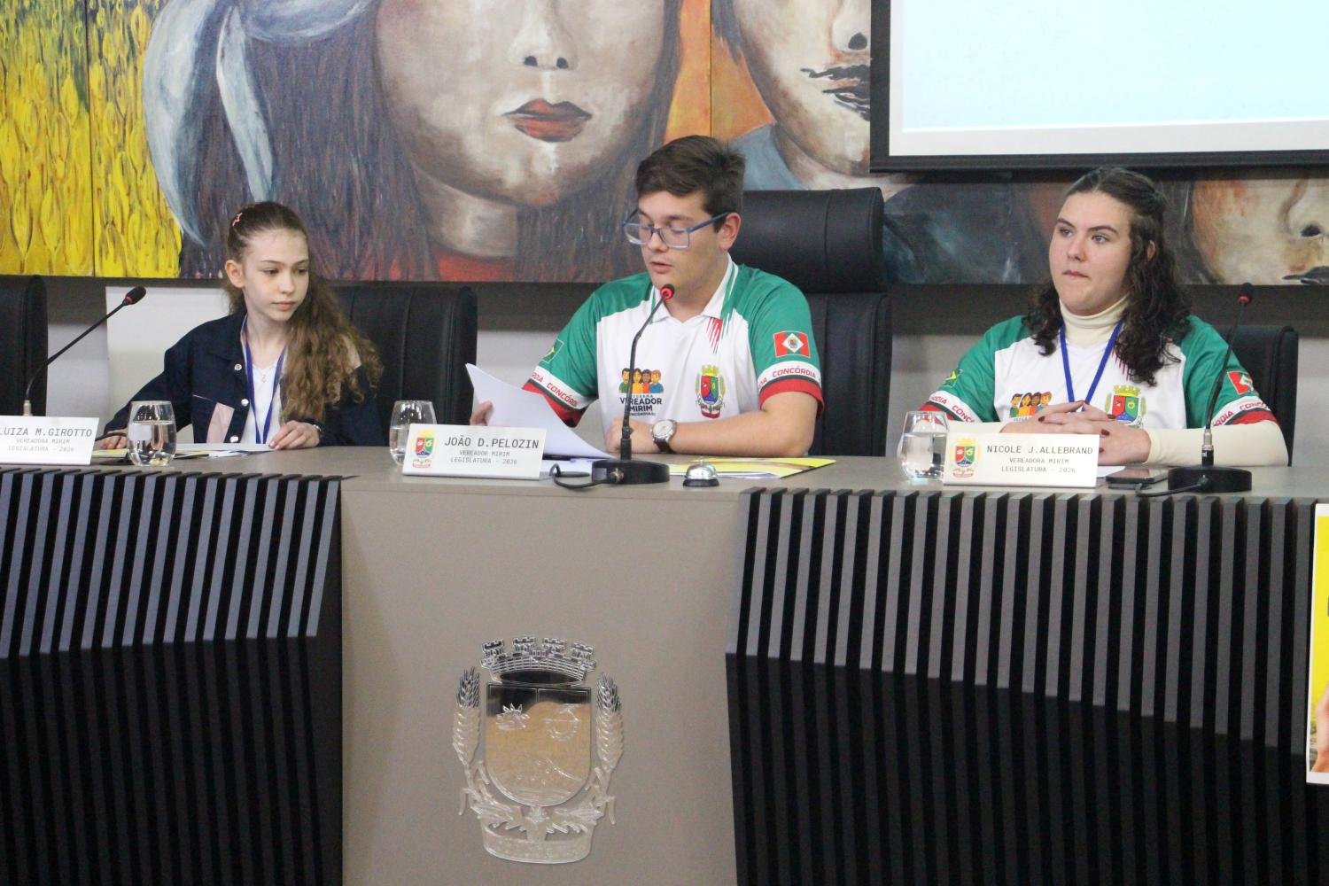 Vereadores Mirins apresentam propostas voltadas à educação, segurança e qualidade de vida em Concórdia